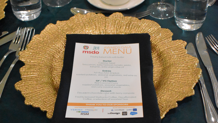 MSDO Awards menu